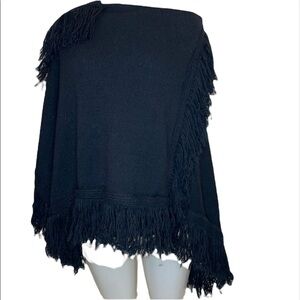 Vintage Sidney Gould Cover Up Sweater Black